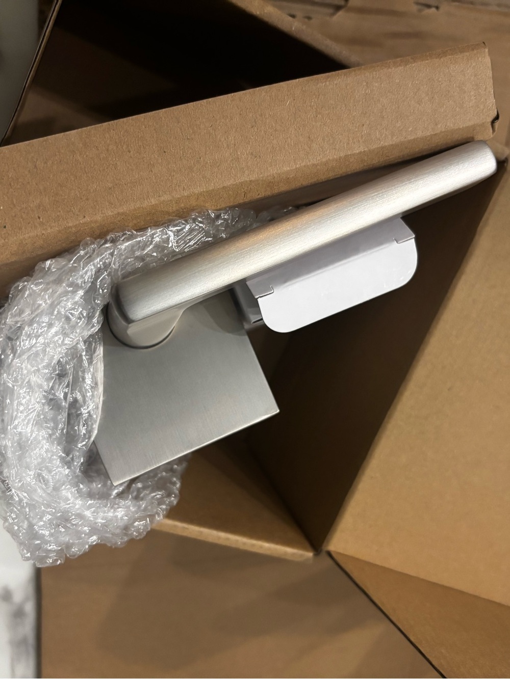 Mega Handles Brushed Nickel closet handle NEW Modern